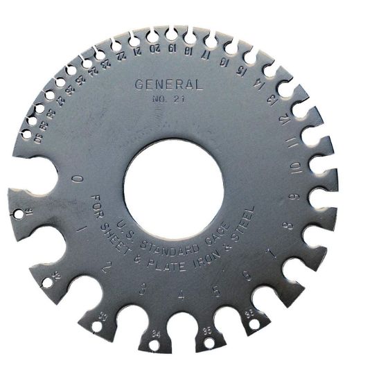 Picture of General Tools Mfg Co In 21 WIRE GAUGE SLVR 3.25"W (EA)