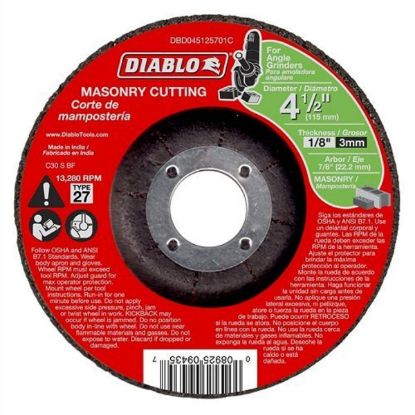 Picture of Diablo DBD045125701C MASONRY CUTOFF DSC4-1/2" (EA)