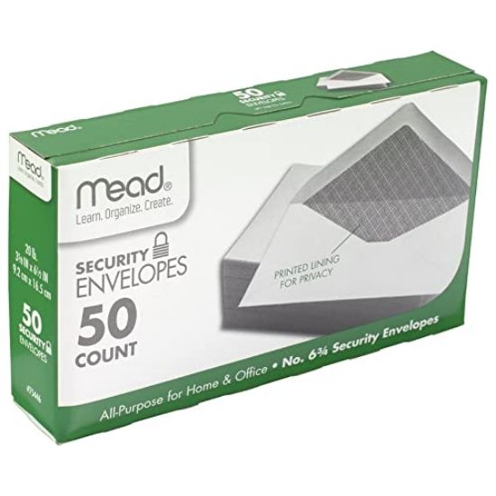 Picture of Mead 75446 ENVELOPE SECRTY WHT 50PK (EA)