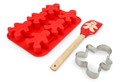 Picture of HANDSTAND KIDS LLC BKS-XMGBSET BAKE SET GIGRBRD MAN 3PC (EA)