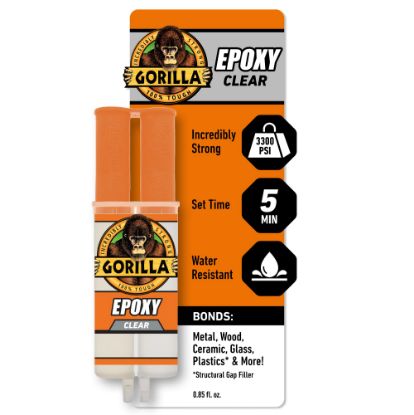Picture of GORILLA GOR4200101 GLUE;EPOXY;CLEAR;.85OZ (EA)