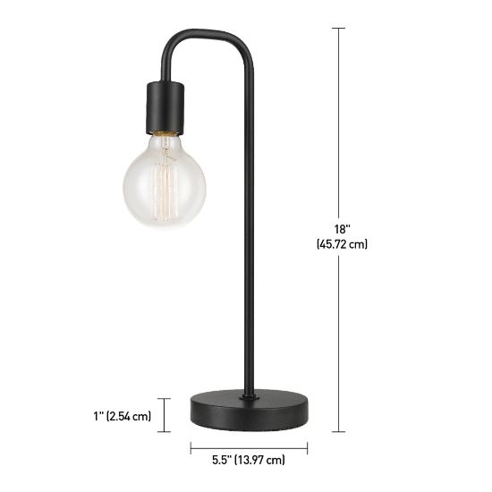 Picture of GLOBE ELECTRIC 12920 TBLE LAMP BLK 18" (EA)