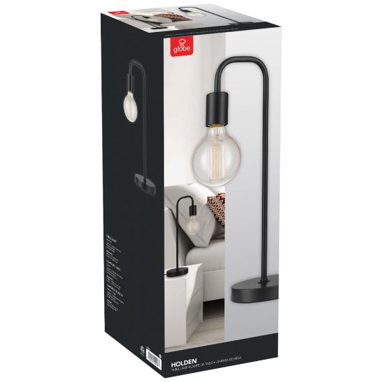 Picture of GLOBE ELECTRIC 12920 TBLE LAMP BLK 18" (EA)