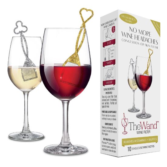 Picture of PUREWINE INC VINO10SGSM WINE FILTER GLD/SLV 10PK (PK-8-EA)