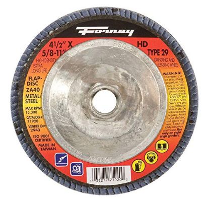 Picture of FORNEY INDUSTRIES INC 71920 FLAP DISC 4.5X5/8 40GRIT (EA)