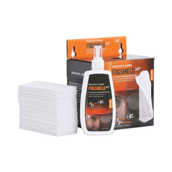 Picture of Fogshield Disposable Lens Cleaning Station, 12 Oz Bottle, 1,425 Tissues/box