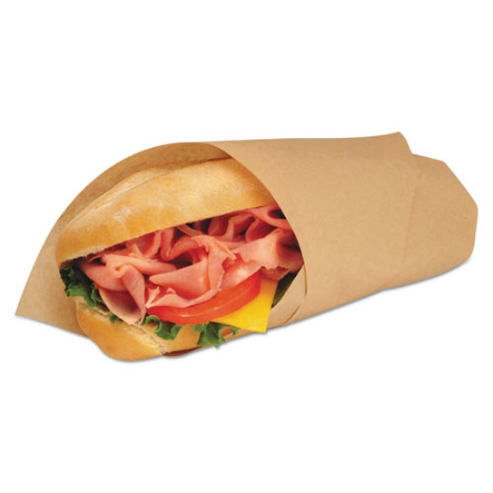 Picture of Ecocraft Grease-Resistant Paper Wraps And Liners, Natural, 14 X 14, 1,000/box, 4 Boxes/carton