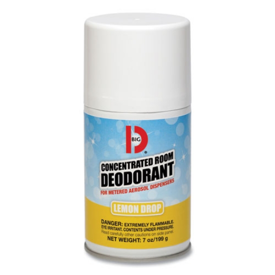 Picture of Metered Concentrated Room Deodorant, Lemon Scent, 7 Oz Aerosol Spray, 12/carton
