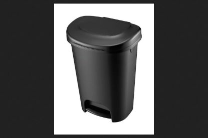 Picture of RUBBERMAID COMMERCIAL 1843028 WSTBSKT STEPON 13G BLK (PK-4-EA)