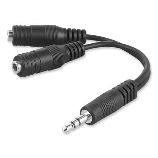 Picture of Speaker And Headphone Splitter, White