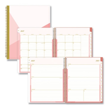 Picture of Cali Create-Your-Own Cover Academic Year Weekly/Monthly Planner, Pink Artwork, 11 x 8.5, 12-Month (July-June): 2023-2024