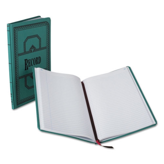 Picture of Account Record Book, Record-Style Rule, Blue Cover, 11.75 X 7.25 Sheets, 150 Sheets/book