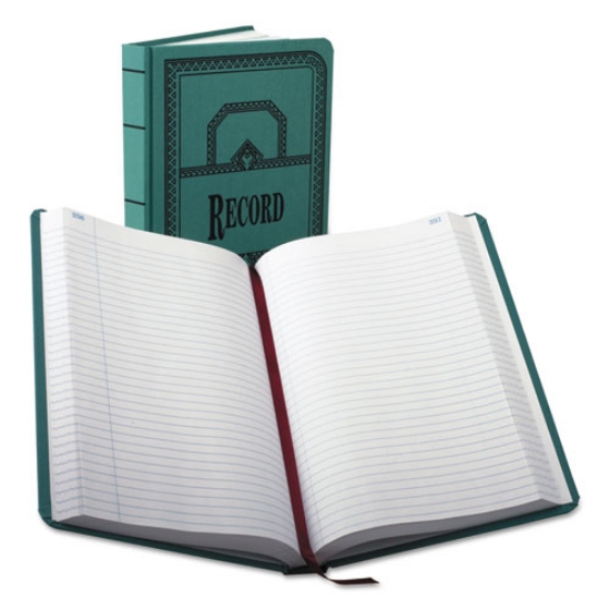 Picture of Account Record Book, Record-Style Rule, Blue Cover, 11.75 X 7.25 Sheets, 500 Sheets/book