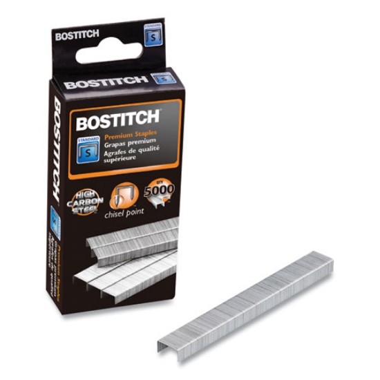 Picture of Standard Staples, 0.25" Leg, 0.5" Crown, Steel, 5,000/box