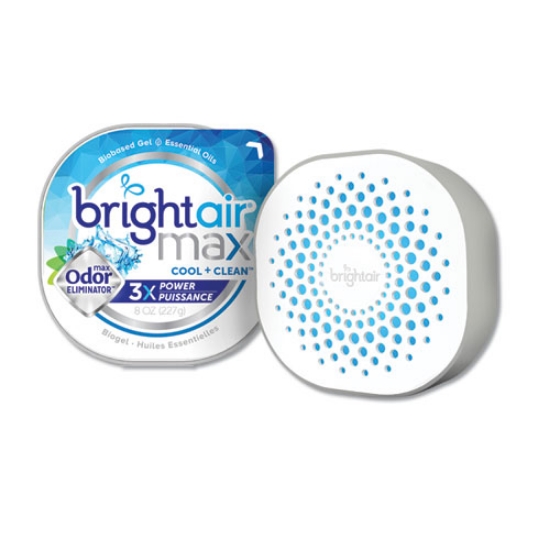 Picture of Max Odor Eliminator Air Freshener, Cool And Clean, 8 Oz Jar
