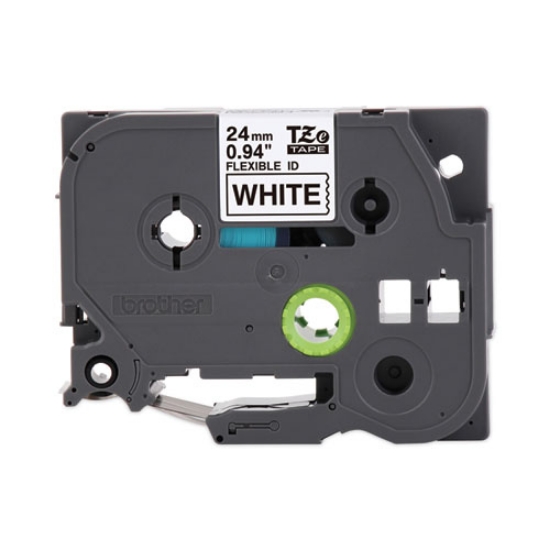Picture of Tze Flexible Tape Cartridge For P-Touch Labelers, 0.94" X 26.2 Ft, Black On White