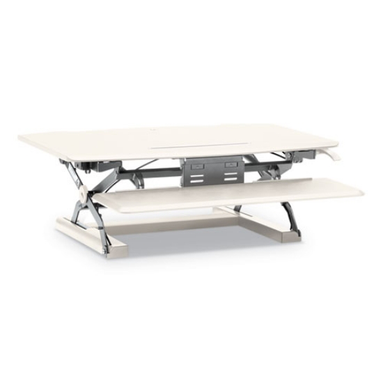 Picture of Coordinate Portable Desktop Riser, 35.04" X 31.1" X 5" To 16.54", White