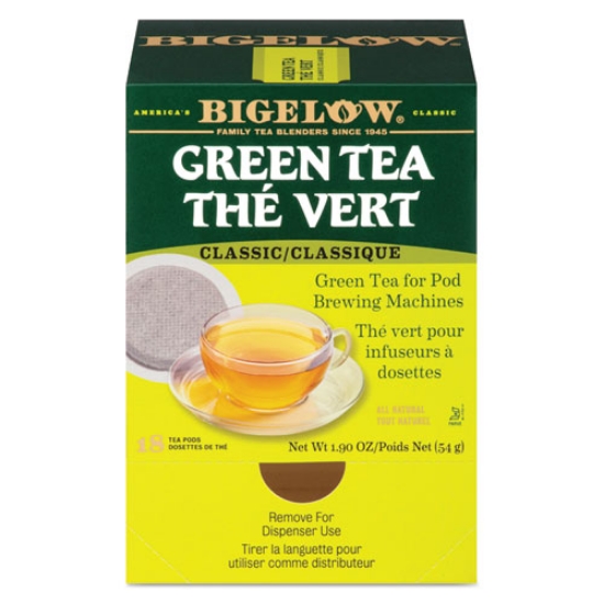 Picture of Green Tea Pods, 1.90 Oz, 18/box