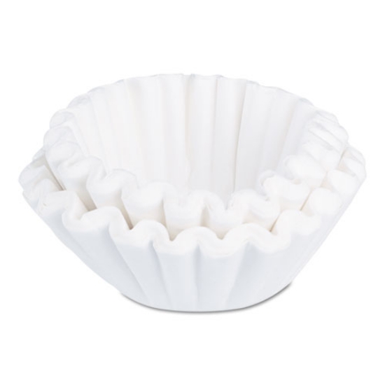 Picture of Commercial Coffee Filters, 32 Cup Size, Flat Bottom, 50/cluster, 10 Clusters/pack