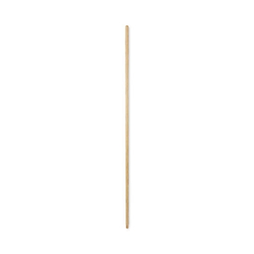 Picture of Threaded End Broom Handle, Lacquered Hardwood, 0.94" dia x 54", Natural