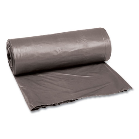 Picture of Low-Density Waste Can Liners, 30 gal, 0.95 mil, 30" x 36", Gray, 25 Bags/Roll, 4 Rolls/Carton