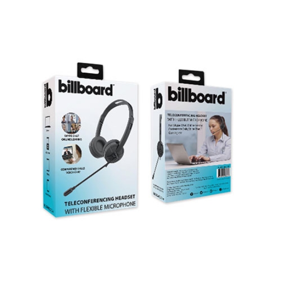 Picture of Telecom Headset Binaural Over The Head Headset, Black