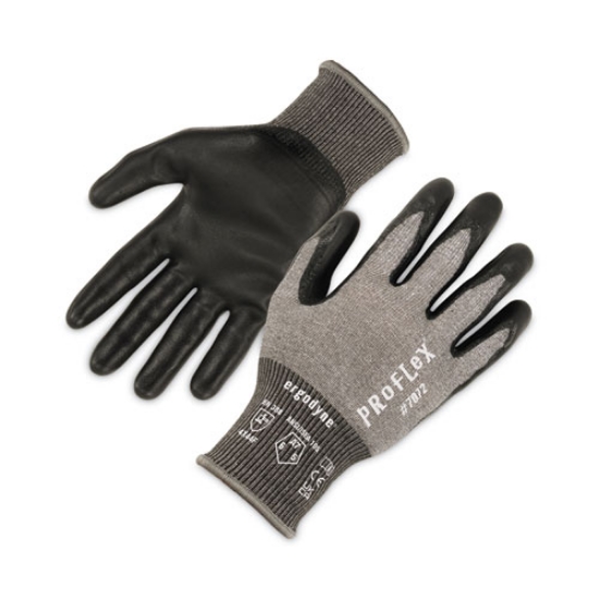 Picture of ProFlex 7072 ANSI A7 Nitrile-Coated CR Gloves, Gray, Small, Pair, Ships in 1-3 Business Days
