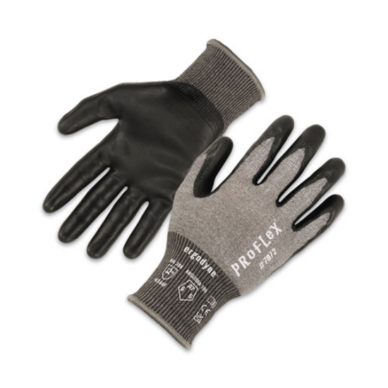 Picture of ProFlex 7072 ANSI A7 Nitrile-Coated CR Gloves, Gray, X-Large, Pair, Ships in 1-3 Business Days