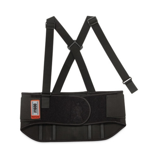 Picture of ProFlex 1600 Standard Elastic Back Support Brace, Medium, 30" to 34" Waist, Black, Ships in 1-3 Business Days