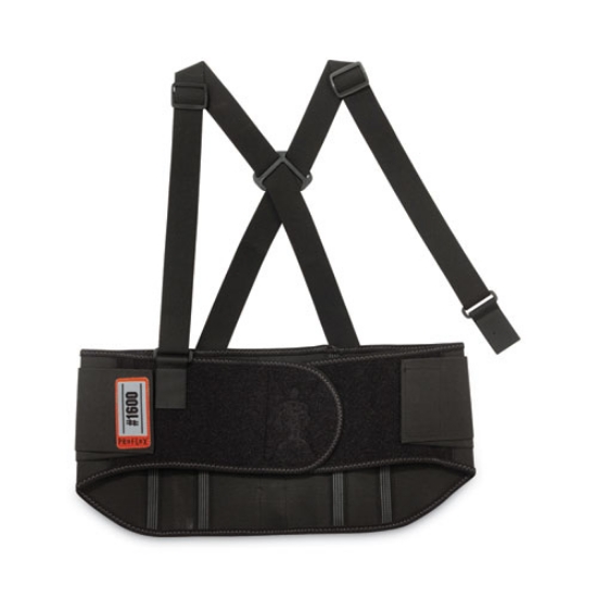 Picture of ProFlex 1600 Standard Elastic Back Support Brace, 4X-Large, 52" to 58" Waist, Black, Ships in 1-3 Business Days