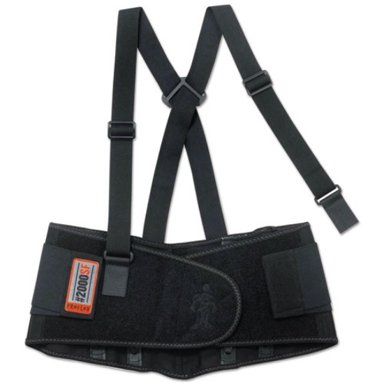Picture of ProFlex 2000SF High-Performance Spandex Back Support Brace, X-Large, 38" to 42" Waist, Black