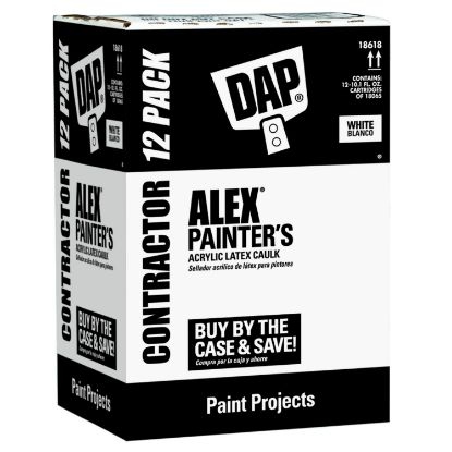 Picture of DAP 7079818618 CAULK PNTR ACRL LTX 12PK (EA)