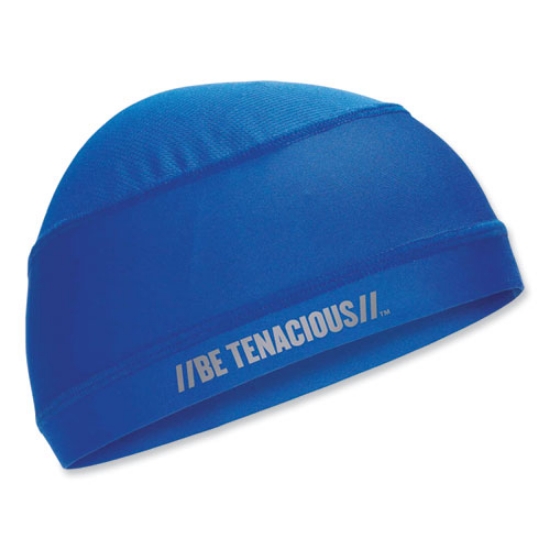 Picture of Chill-Its 6632 Performance Knit Cooling Skull Cap, Polyester/Spandex, One Size Fits Most, Blue, Ships in 1-3 Business Days