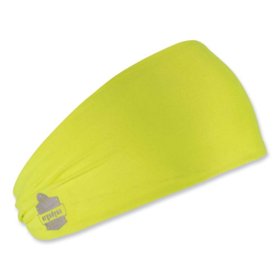 Picture of Chill-Its 6634 Performance Knit Cooling Headband, Polyester/Spandex, One Size Fits Most, Lime, Ships in 1-3 Business Days
