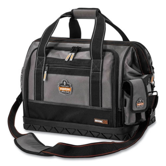 Picture of Arsenal 5815 Open Face Tool Organizer, Large, 61 Comp, 11x18x13, Ballistic Polyester, Black/Gray, Ships in 1-3 Business Days