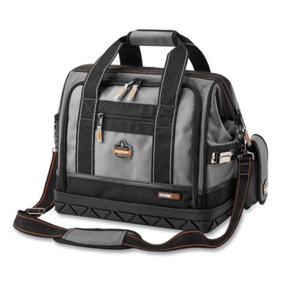Picture of Arsenal 5817 Open Face Tool Organizer, Medium, 61 Comp, 8.5x15x13.5,Ballistic Polyester,Black/Gray,Ships in 1-3 Business Days