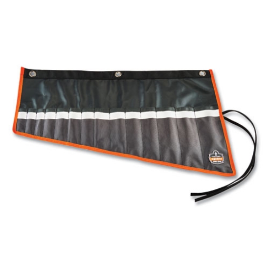 Picture of Arsenal 5873 Polyester Wrench Roll Up, 14 Compartments, 26.5 x 16.5, Polyester, Black, Ships in 1-3 Business Days