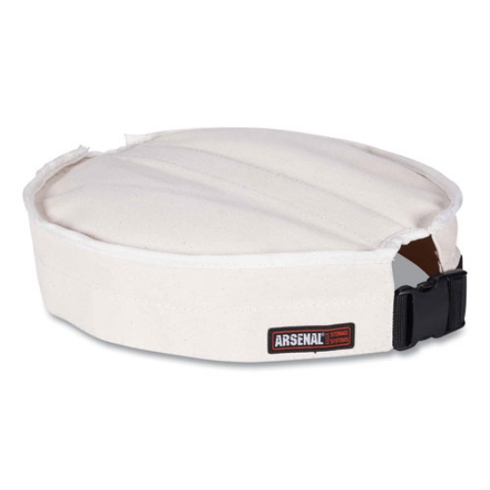 Picture of Arsenal 5738 Canvas Hoist Bucket Safety Top, 12.5 Diameter, White, Ships in 1-3 Business Days