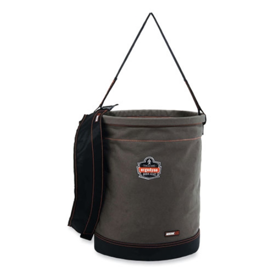 Picture of Arsenal 5935T Extra-Large Web Handle Canvas Hoist Bucket and Top, 150 lb, Gray, Ships in 1-3 Business Days