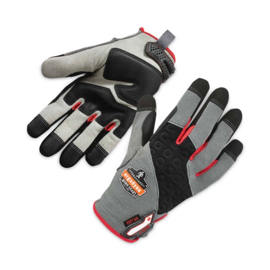 Picture of ProFlex 710CR Heavy-Duty CR Gloves, Gray, 2X-Large, Pair, Ships in 1-3 Business Days