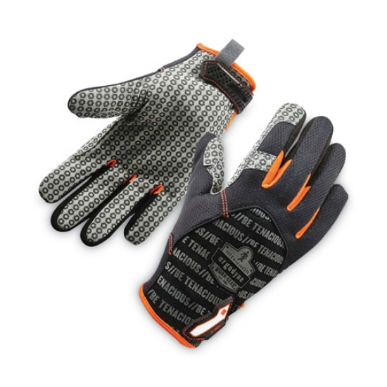 Picture of ProFlex 821 Smooth Surface Handling Gloves, Black, Small, Pair, Ships in 1-3 Business Days
