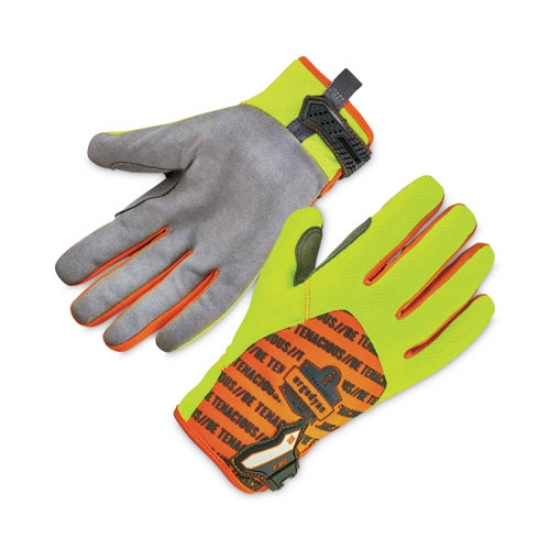 Picture of ProFlex 812 Standard Mechanics Gloves, Lime, Large, Pair, Ships in 1-3 Business Days
