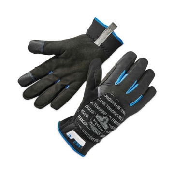 Picture of ProFlex 814 Thermal Utility Gloves, Black, Small, Pair, Ships in 1-3 Business Days