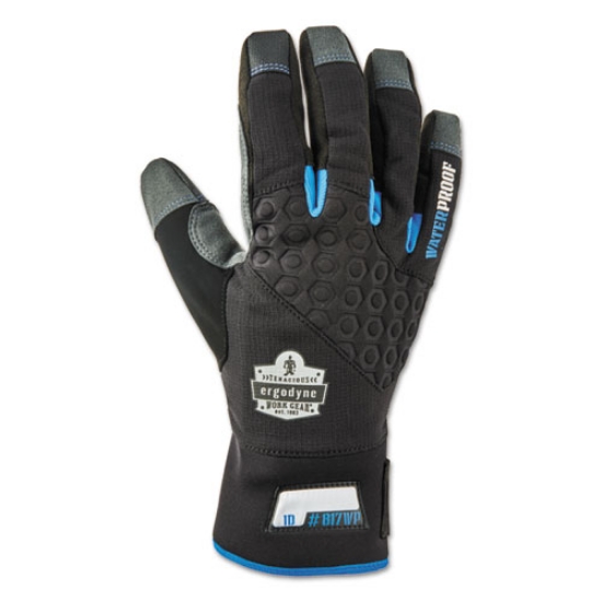 Picture of Proflex 817WP Reinforced Thermal Waterproof Utility Gloves, Black, 2X-Large, 1 Pair, Ships in 1-3 Business Days