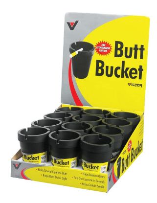 Picture of Victory Innovations Co. 22-5-00370VCT12 CIG BUTT BUCKET BLK (PK-12-EA)