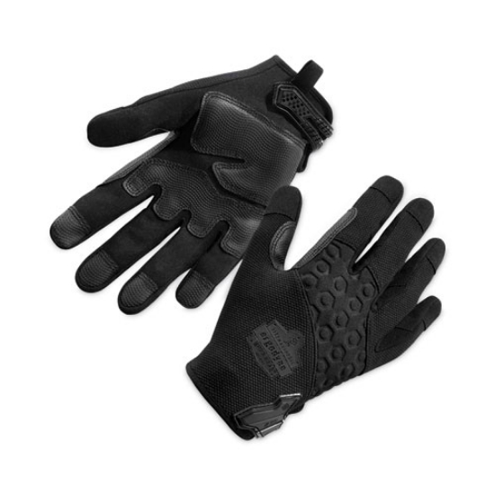 Picture of ProFlex 710BLK Abrasion-Resistant Black Tactical Gloves, Black, X-Large, Pair, Ships in 1-3 Business Days