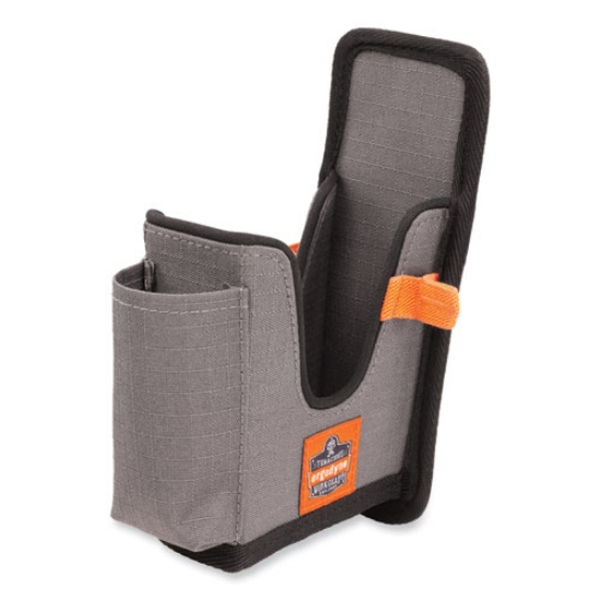 Picture of Squids 5541 Handheld Barcode Scanner Holster w/Belt Clip, 2 Comp, 2.75 x 3.5 x 7.3, Polyester,Gray,Ships in 1-3 Business Days