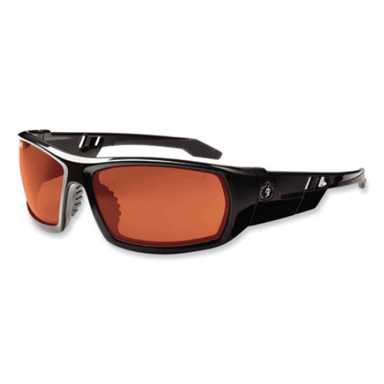 Picture of Skullerz Odin Safety Glasses, Black Nylon Impact Frame, Polarized Copper Polycarbonate Lens, Ships in 1-3 Business Days
