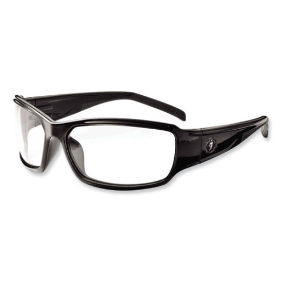 Picture of Skullerz Thor Safety Glasses, Black Nylon Impact Frame, Anti-Fog Clear Polycarbonate Lens, Ships in 1-3 Business Days