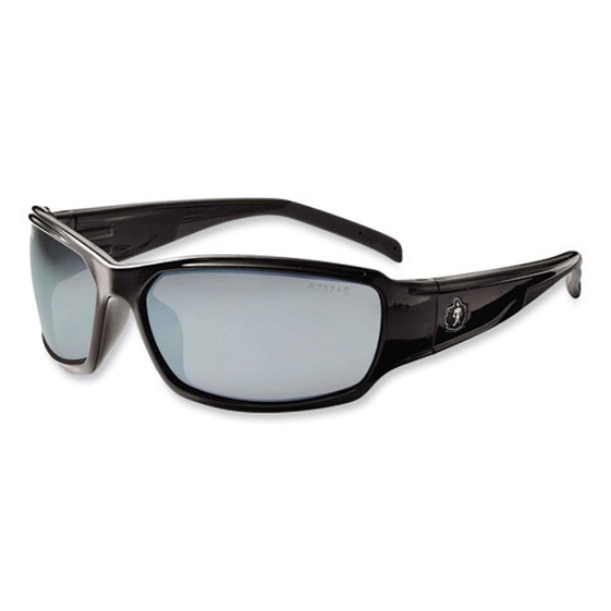 Picture of Skullerz Thor Safety Glasses, Black Nylon Impact Frame, Silver Mirror Polycarbonate Lens, Ships in 1-3 Business Days